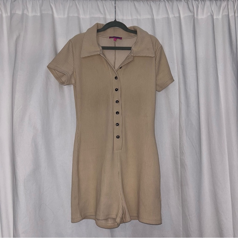 Edikted Button-Up Romper
